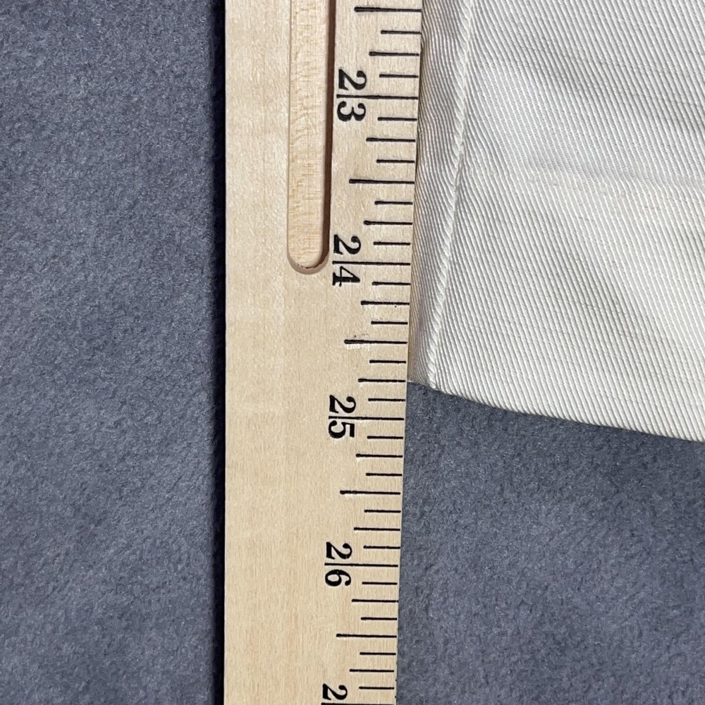 Madewell The Short Barrel Leg Trouser Pant Womens 2S Cream Twill FLAW NWT - Picture 11 of 11